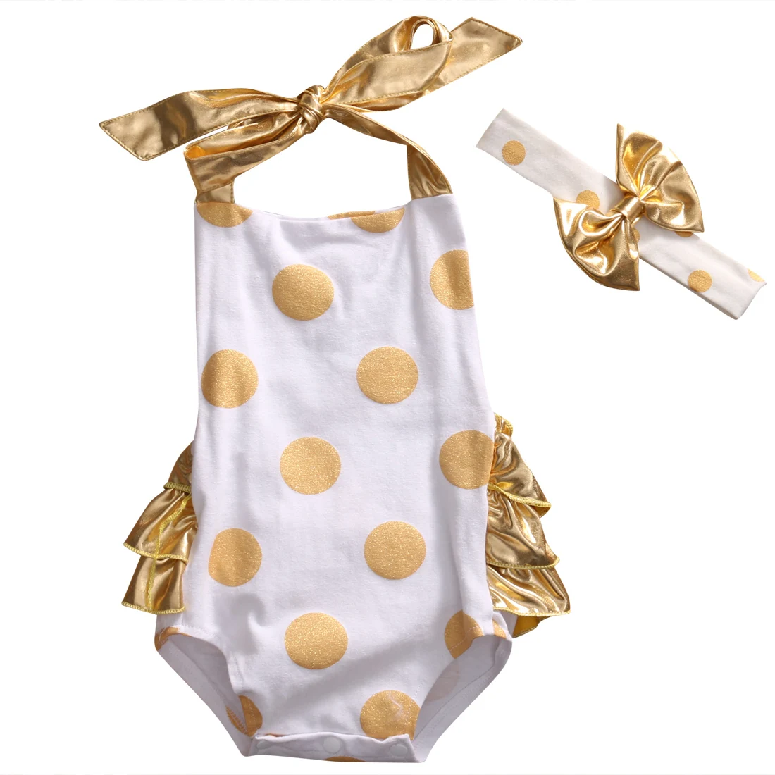 Для новорожденных Обувь для девочек ползунки дети Золотой горошек летние