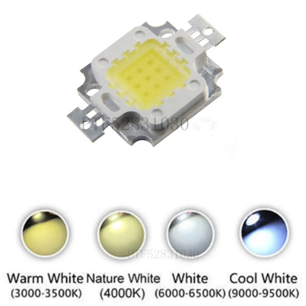 Светодиодный теплый чип высокой мощности чистый холодный белый свет 1 Вт 3 5 10 20 30 50