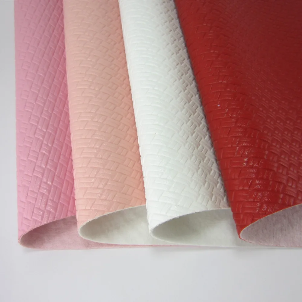 Лист A4 красно-фиолетовая квадратная сетка из искусственной кожи искусственная