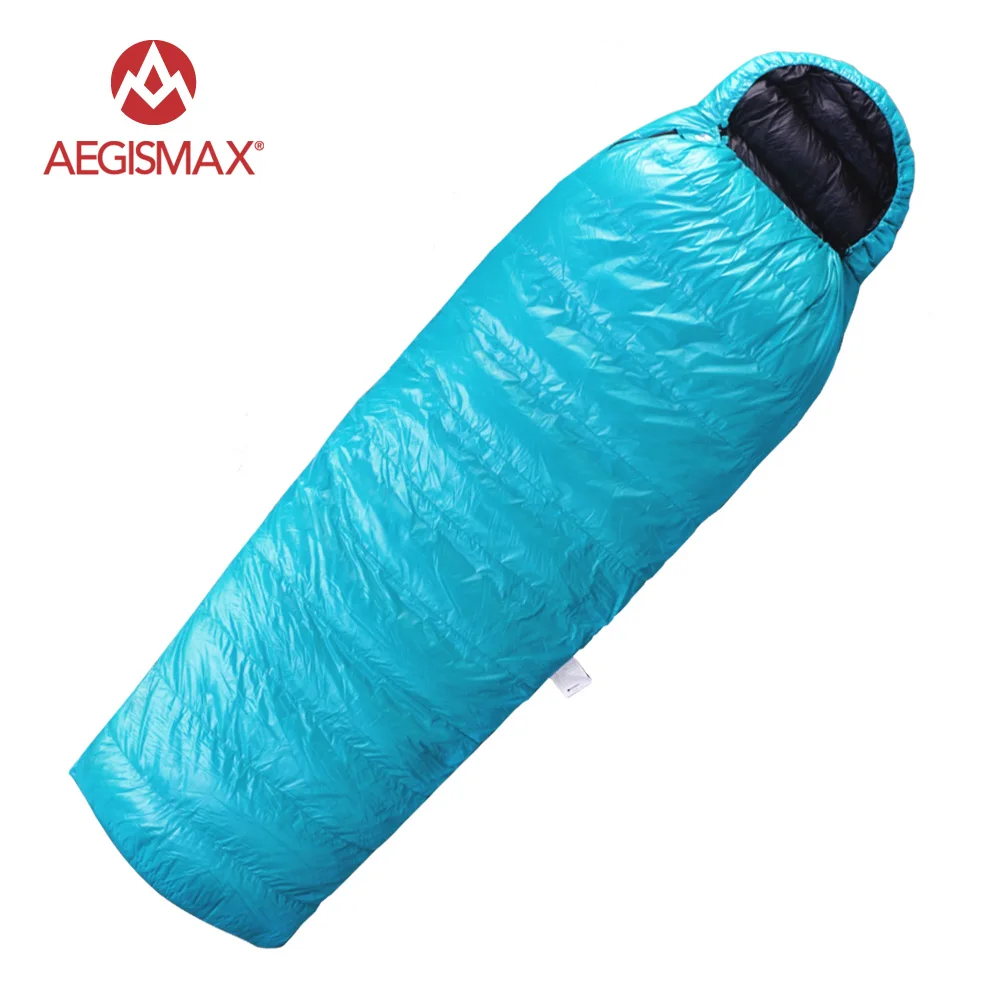 Спальный мешок конверт AEGISMAX EPLUS700 95% гусиный пух три сезона для отдыха на открытом
