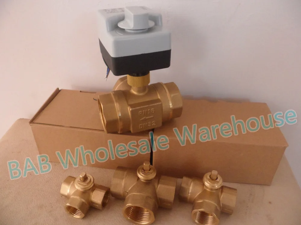 AC220 V DN15(G1/2 &quot) to DN32(G1 1/4&quot) 3 ходовой провода стандартный электродвигатель с ручной
