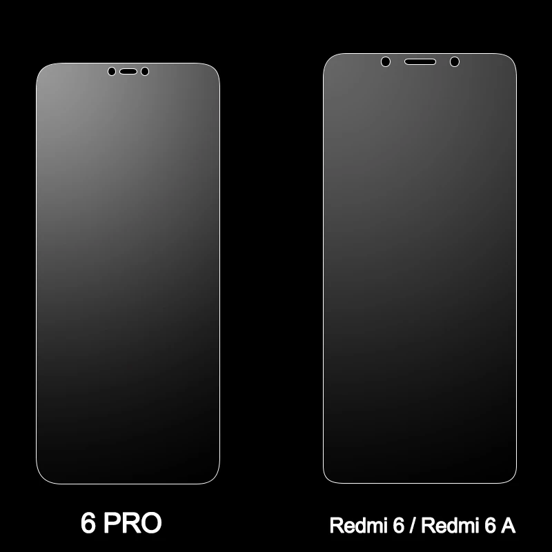 2.5D 9H закаленное стекло для Xiaomi Redmi 6A 6 Pro Защитная пленка экрана телефона |