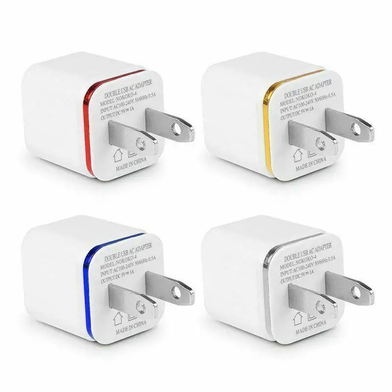 Yiwa 5.1A USB адаптер питания настенное зарядное устройство 4 порта куб блок