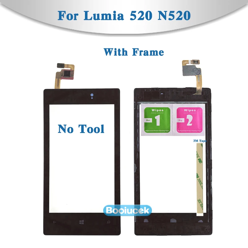 Сенсорный экран 4 0 &quotдля Nokia Lumia 520 525 N520 N525 дигитайзер сенсорного экрана внешнее