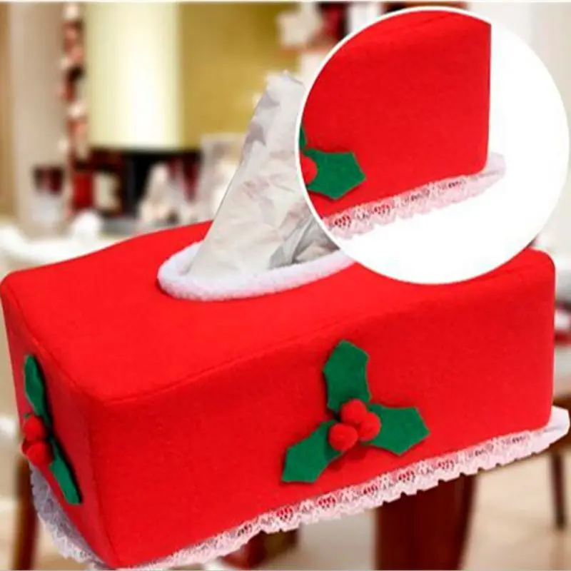 Чехол с надписью Merry Christmas Box ремень узором клевера украшение для дома на