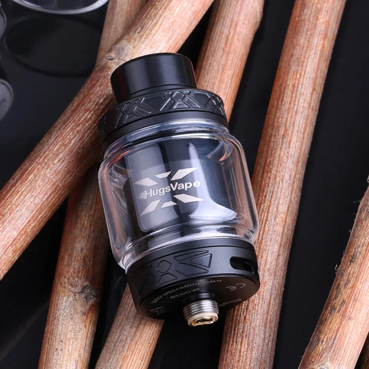 Новинка Hugsvape Ring Lord Mesh RTA Vape Tank 26 мм круглый воздушный поток одна катушка 2 мл/5 мл