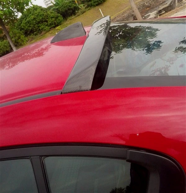 Высококачественный задний спойлер на крыло из настоящего углеродного волокна