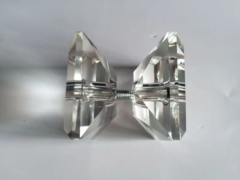 Современная квадратная стеклянная дверная дверь кухни большая ручка для ванной