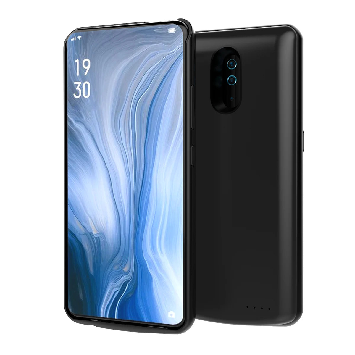 Для Oppo Reno Z зарядное устройство чехол 6500 мАч расширенная батарея резервного