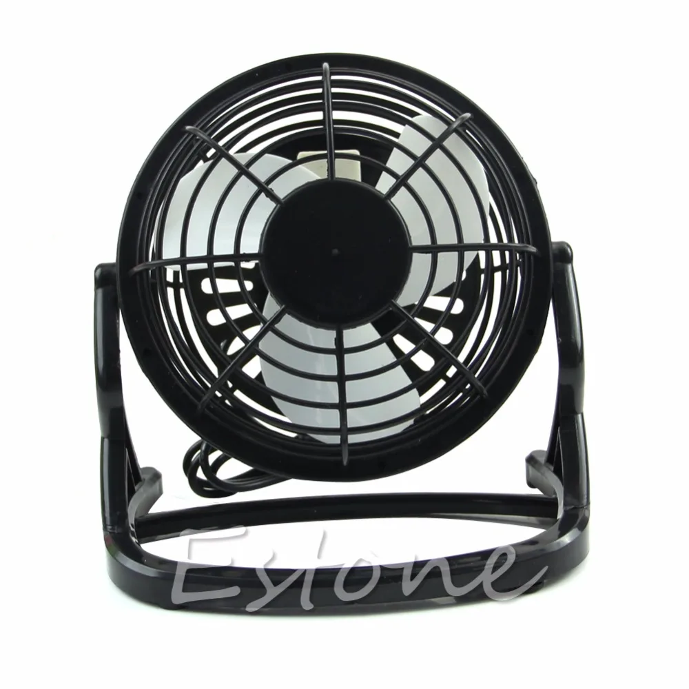 

Notebook Laptop Computer Portable Super Mute PC USB Cooler Desk Mini Fan Black H
