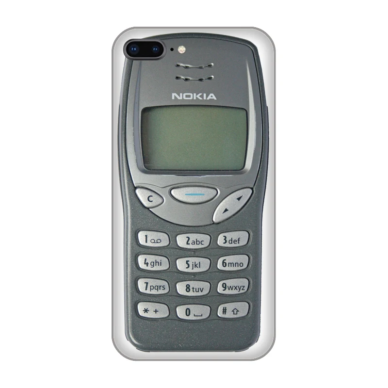 NOKIAs 3310 E71 Keypad phone silicone Soft TPU Phone back Cover Case for iphone 4 5 5s se 6 6s 8 plus 7 Plus X XR XS MAX shell |
