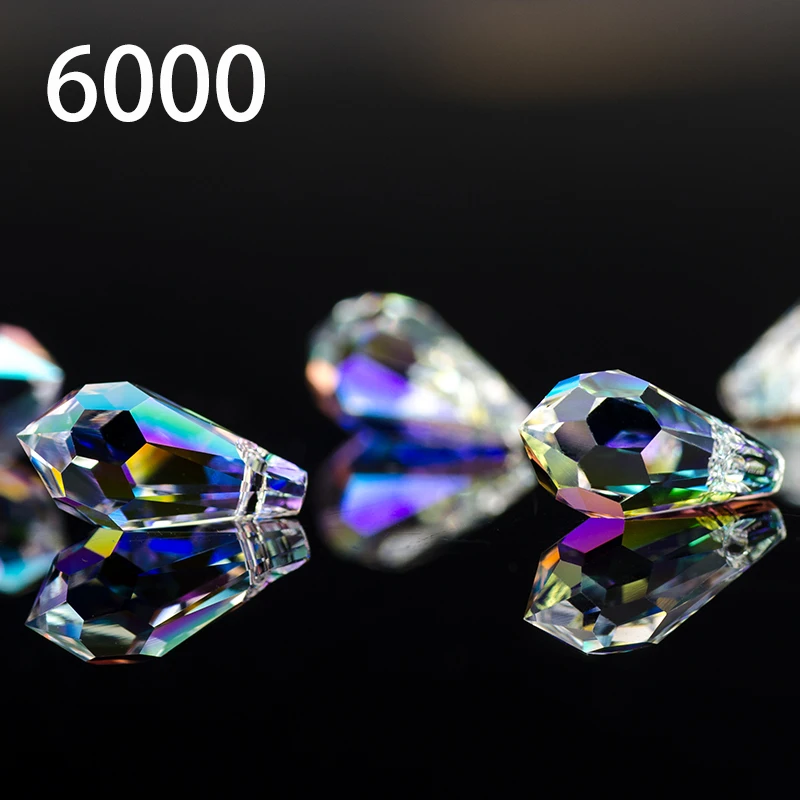 Подвеска в виде хрустальной капли beads 6000 сделано Австрия бусины россыпью камень