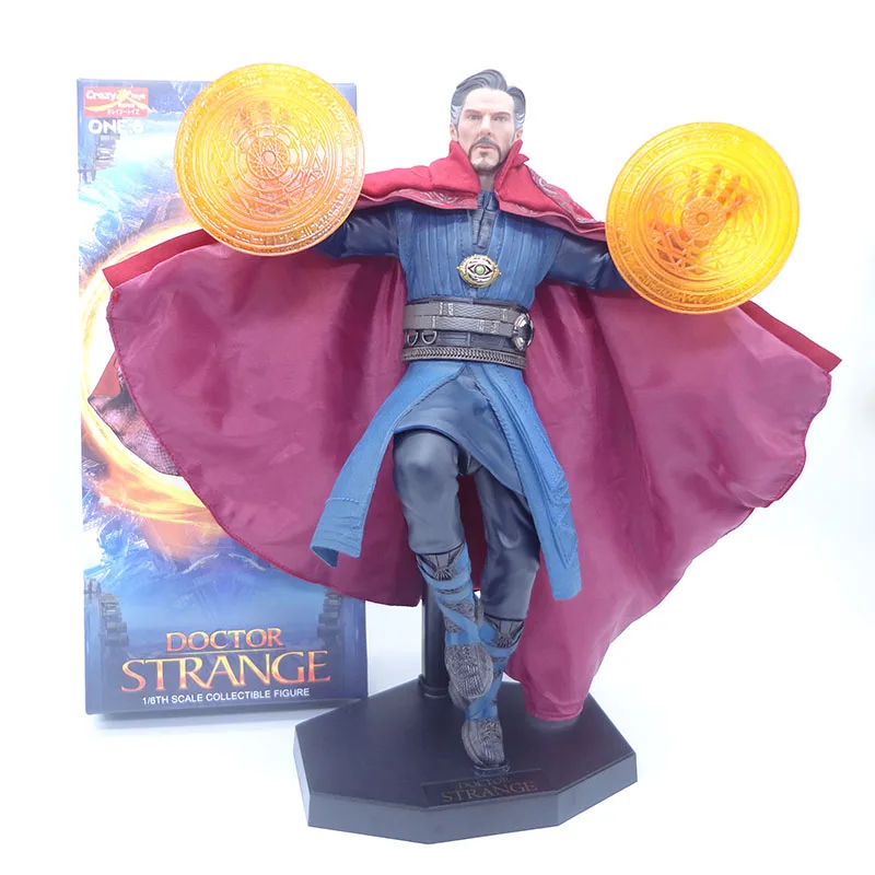 Доктор Стрэндж Сумасшедшие игрушки фигурка 1/6 масштаб окрашенная фигурка Боевая версия Доктор Стрэндж статуя ПВХ фигурка аниме