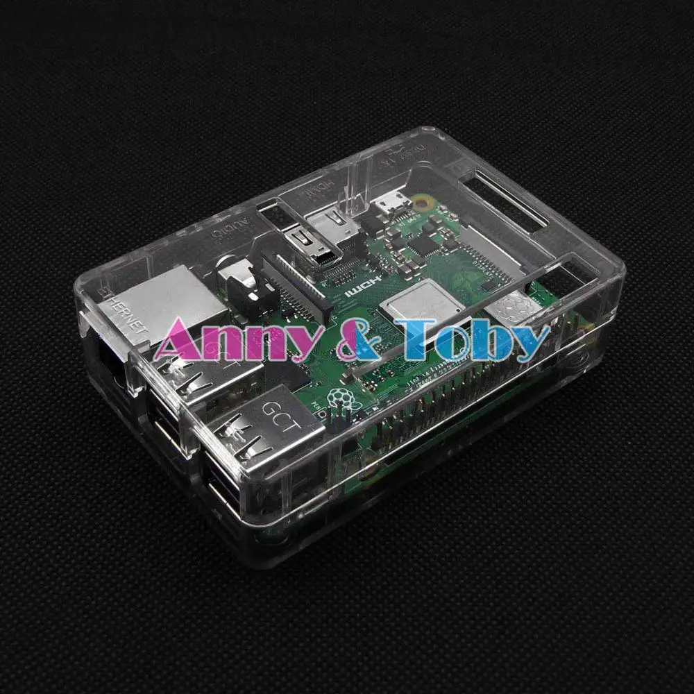 Модель B28: Raspberry PI 3B + plus B прозрачный чехол корпус из АБС-пластика для Ras pi 2 и |