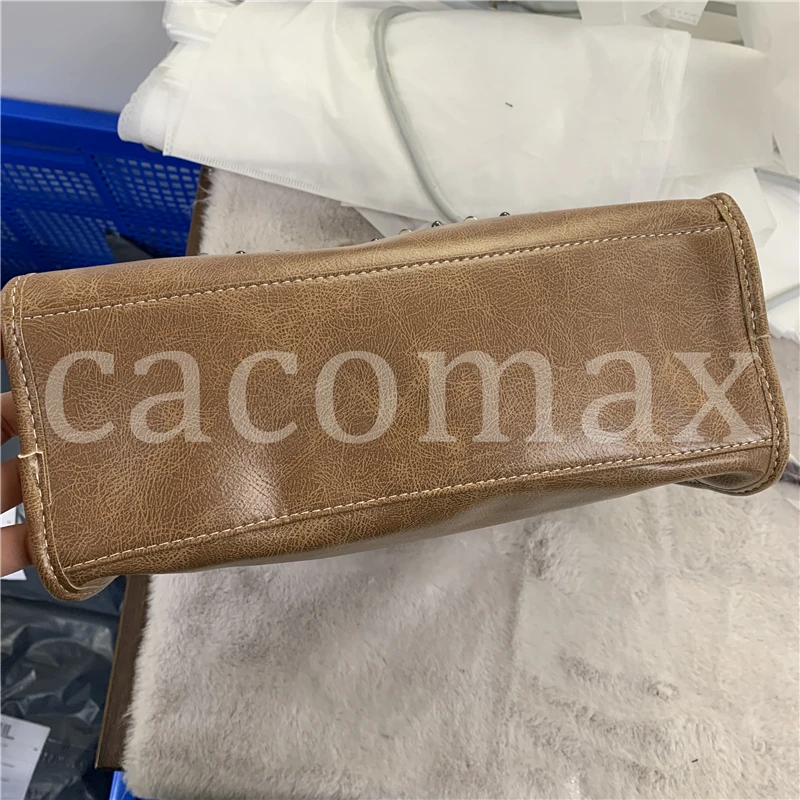 Cacomax Модные осенние женские Сумки из искусственной кожи в стиле ретро, женские сумки на плечо, повседневные женские сумки-тоут, женские сумки через плечо