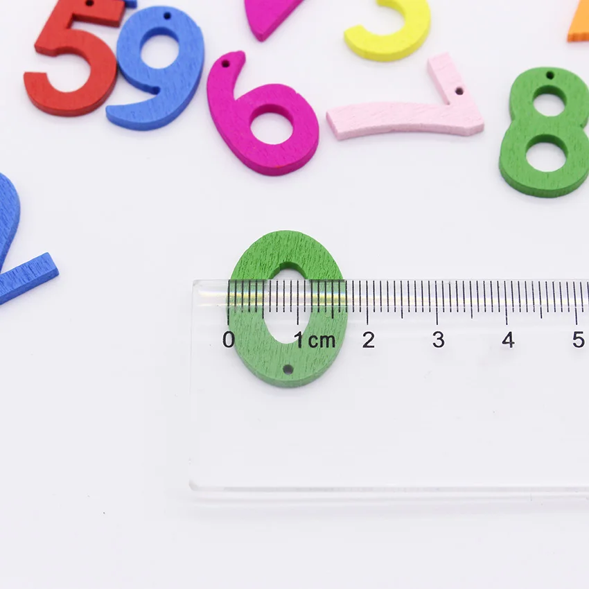 Цифровые деревянные пуговицы для скрапбукинга декоративные аксессуары