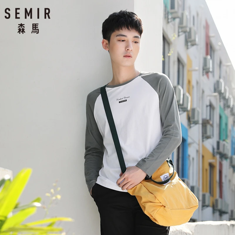 SEMIR мужская Трикотажная Бейсбольная Футболка Мужская футболка с графическим