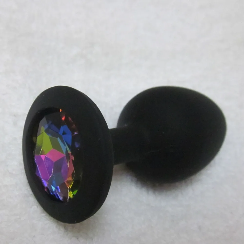 Couple Sexy Toys Anal Plug Crystal Colour Silica Gel Backyard Hitch Men Woman Adult Products |