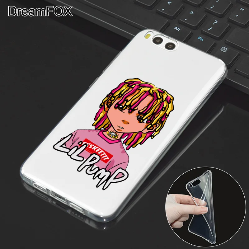 DREAMFOX M523 Lil Pump Soft TPU Silicone Case Cover For Xiaomi Mi Note 2 3 4 5 6 8 SE M5 4C 4S 5C 5S 5X 6X A1 Plus |