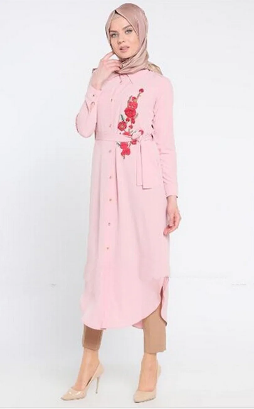 Djellaba Cotton Formal Sale Adult Robe Musulmane Jilbabs And Abayas 2018 New Muslim Embroidered Dress Loose Code Women Abaya |