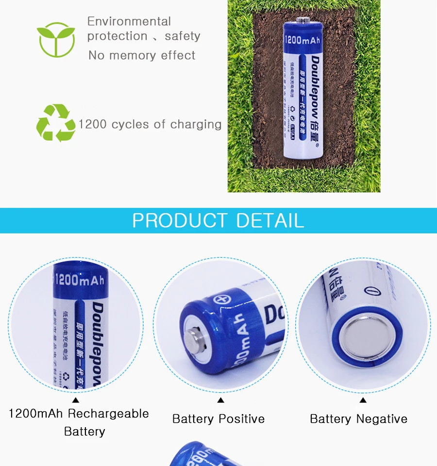 AA Ni-MH аккумуляторы+ 4 слота USB зарядное устройство для AA/AAA батареи; 800mAh 1200mAh 2A 5# батарея+ портативный батарейный блок