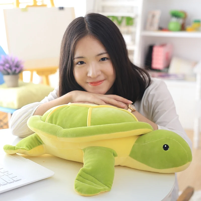 Большой размер милые Черепаховые плюшевые игрушки супер мягкая черепаха кукла