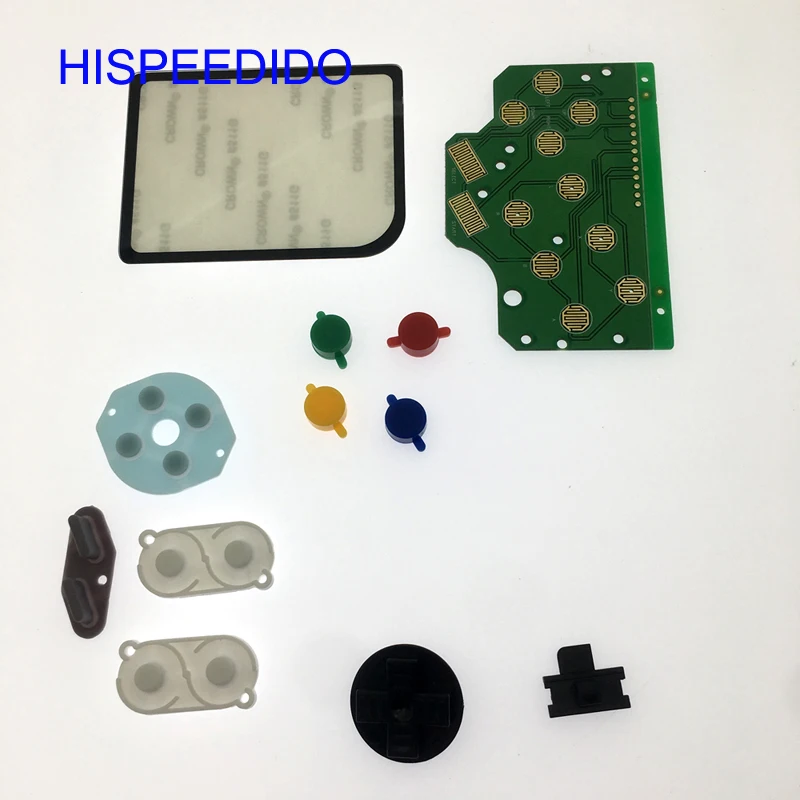 HISPEEDIDO DMG GB пластиковая кнопка A B и силиконовая Кнопка выбора Пуск резиновая для