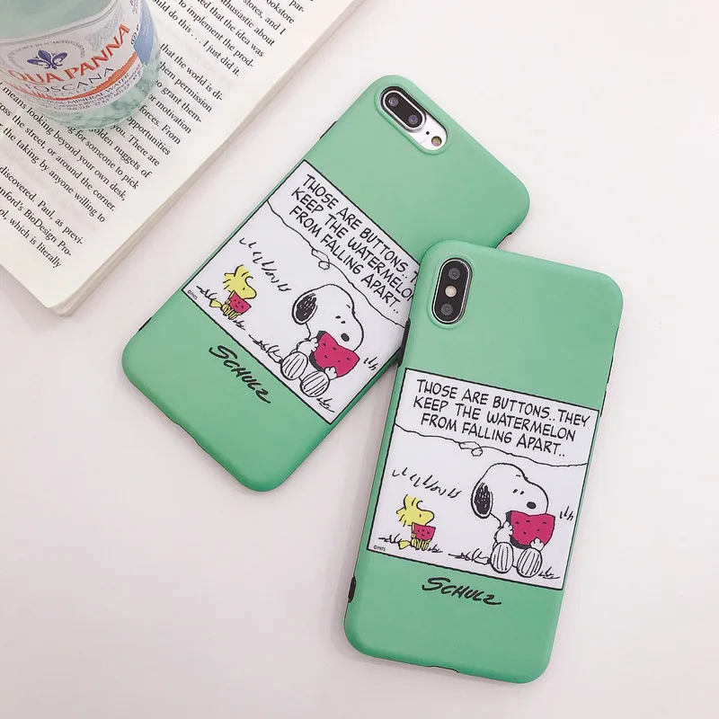 Amusing cartoon case for iphone XS MAX 7 8 Plus Cartoon soft X XR 6s cover |