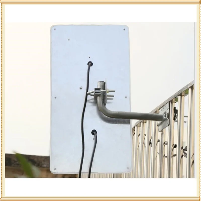 4G LTE MIMOoutdoor antenna 2*24dBi LTE dual polarization panel antenna double SMA -Male connector  (white or black) 10 M cable