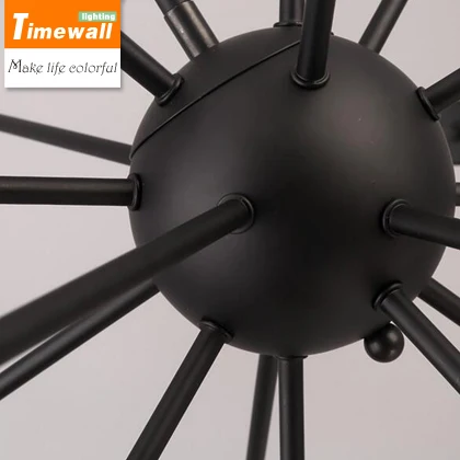 Clothing store pendant lamp personality retro Bar Cafe American industrial wind artificial satellite | Лампы и освещение