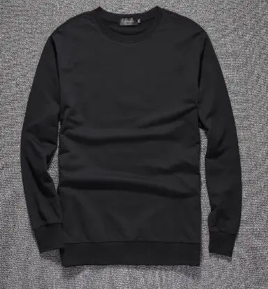 2017 Mens Fashion T Shirts Black Brand Clothing For Man's Long Sleeve T-Shirts US Size Tops Tee | Мужская одежда