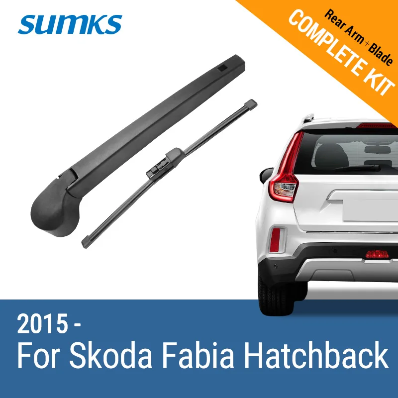 

SUMKS задний стеклоочиститель и рычаг для Skoda Fabia Hatchback 2015 2016 2017