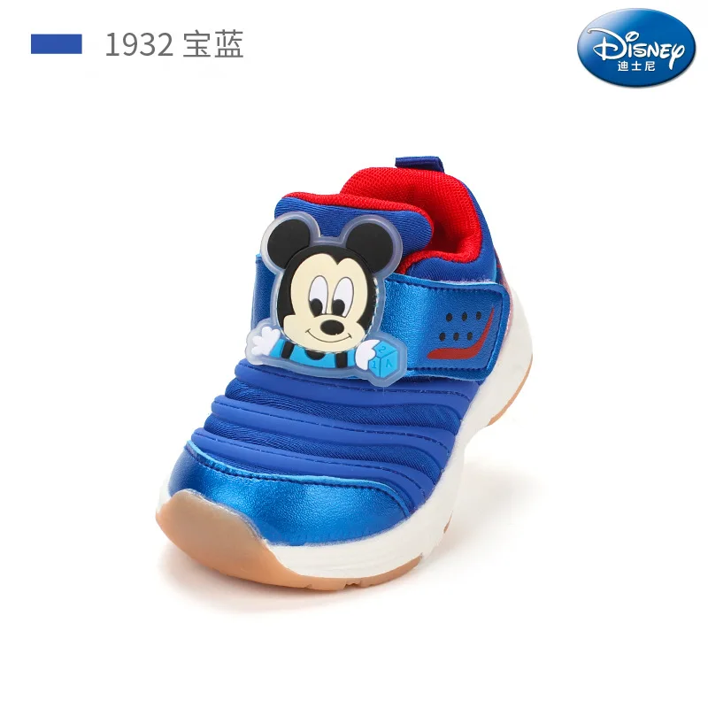 Синий Disney Осень 1-3 лет детская повседневная обувь уличная Нескользящая детская обувь для малышей - Цвет: Синий