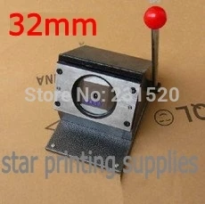 Circle Cutter Round Shape Paper Cutting Machine for 32mm Diameter Badge Button Makine Actual Size 44mm | Компьютеры и офис