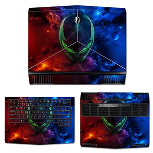 AWF17001 Gooyiyo-для ноутбук Стикеры для Alienware 13 ALW13C R3 Топ клавиатура нижней парадный вечерний виниловые наклейки в виде Фотообоев c переводными картинками Прохладный Футляр для Alienware - Цвет: AWF17001