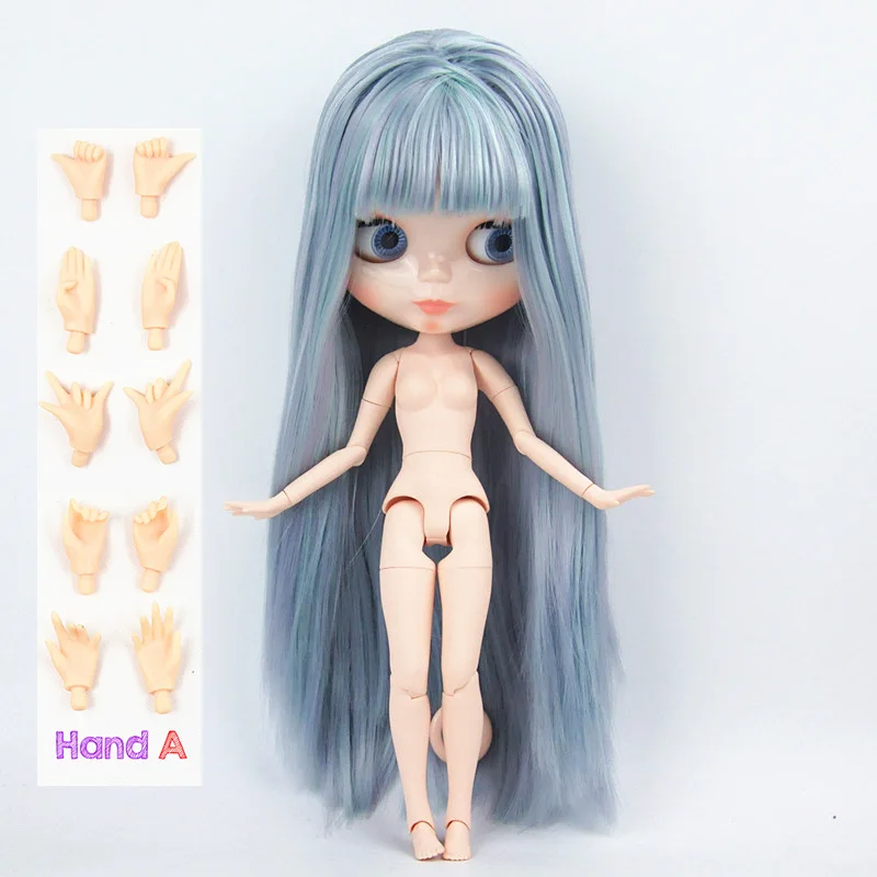 Фабрика Blyth кукла шарнир тело 1/6 кукла Blyth прямые волосы с челкой/бахрома BJD подходит для DIY 19 суставов тело игрушка для девочки
