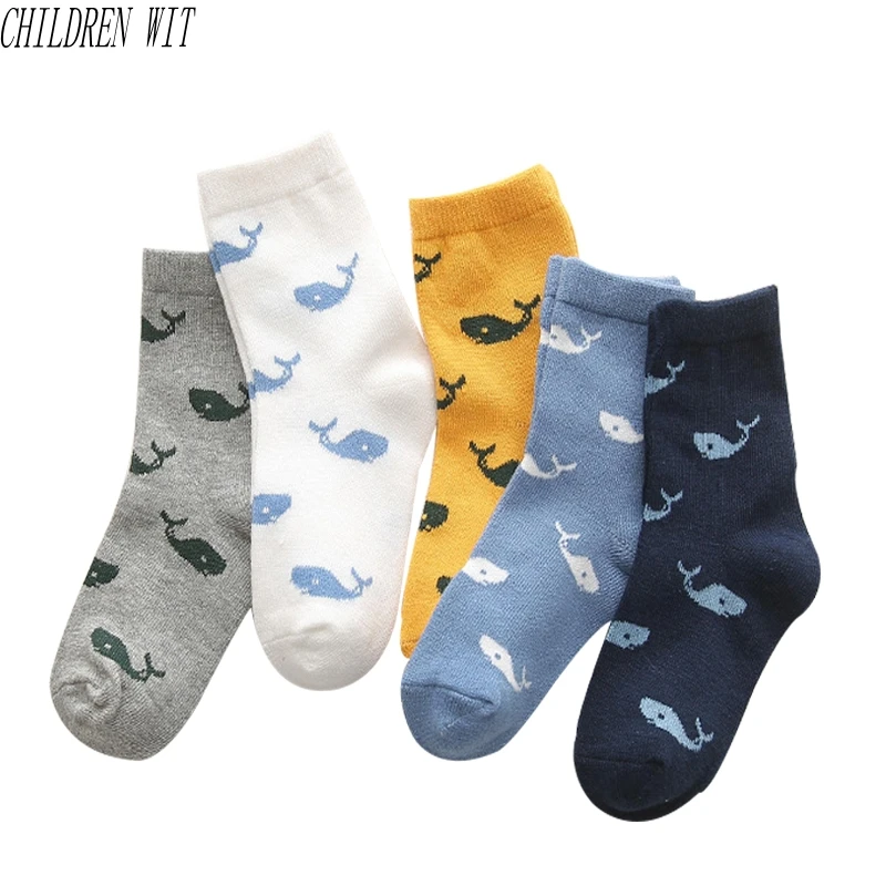 Детские Носки с рисунком рыбок на возраст 1 9 лет|children socks|boys sockssocks 5 |