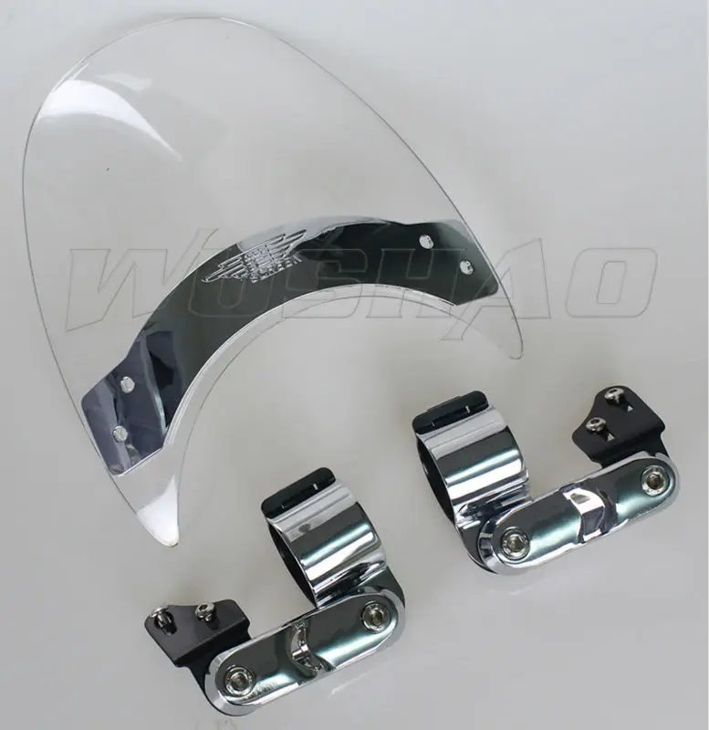 Motorcycle Windshield WindScreen For 2004-2009 Honda VTX1300C Shadow Spirit 750 VT750C2 04 05 06 07 08 09 2007 2008 Transparent |