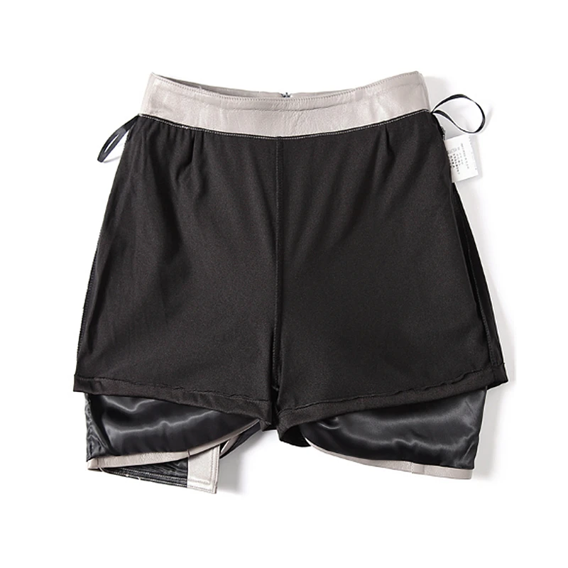 Genuine Leather Skirts Women 100% Sheepskin Asymmetrical Design High Street Style Zipper Solid Mini Bud New Fashion 2018 | Женская