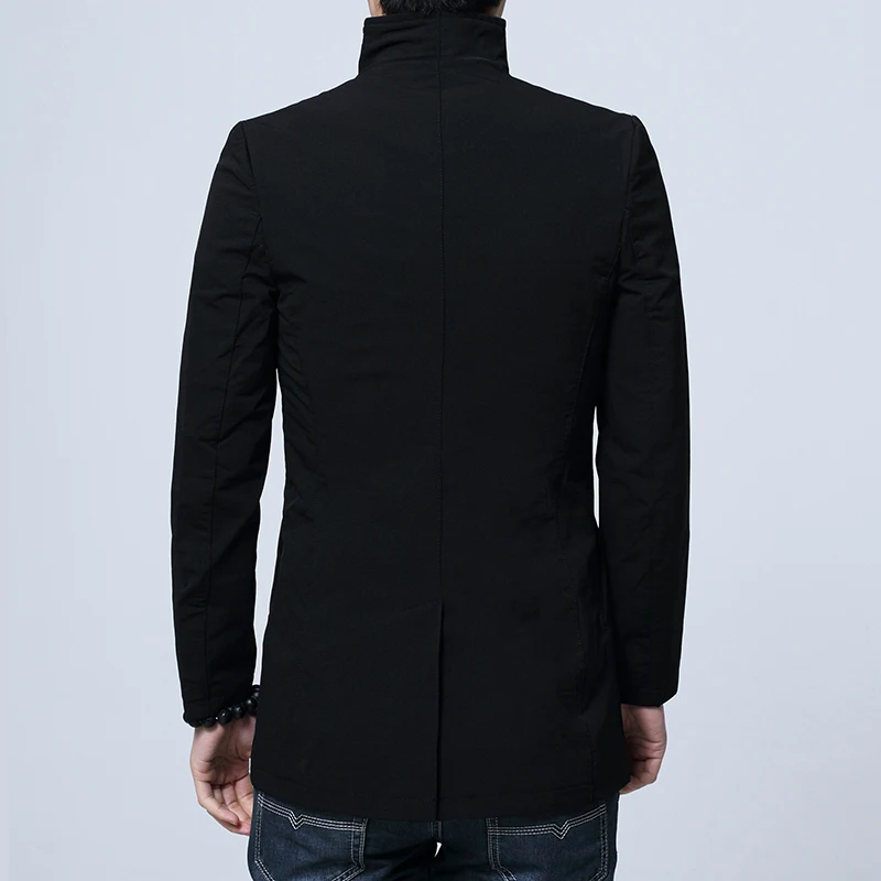 Мужская куртка в китайском стиле Повседневная модная мужская верхняя одежда