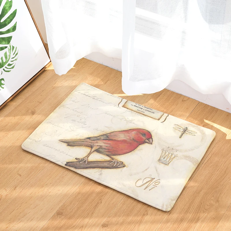 Коврики для птиц Модные прямоугольные маты 40*60 см коврики входной двери моющиеся