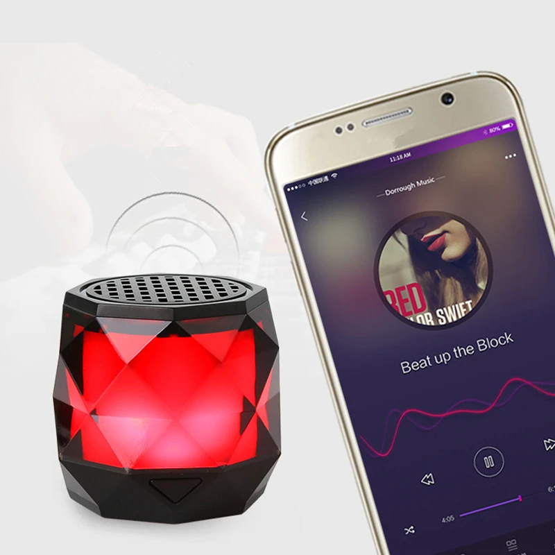 Обновленная версия 615S светодиодный светильник беспроводной портативный Bluetooth