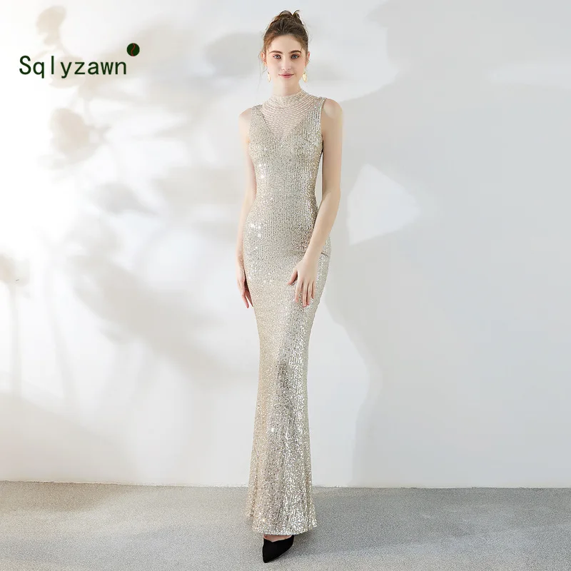 Женское вечернее платье с юбкой годе роскошное элегантное привлекательное