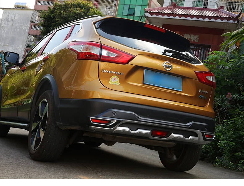 Для Nissan Qashqai 1 шт 2016 Задний бампер протектор противоскользящая пластина крышка