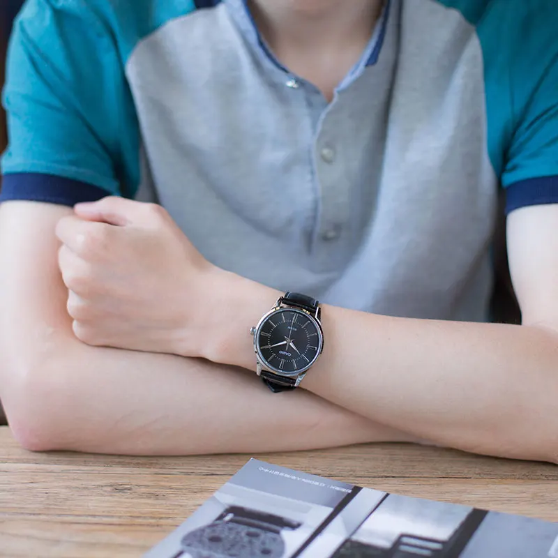 Casio Часы Бизнес простые мужские часы MTP-1303L-1A