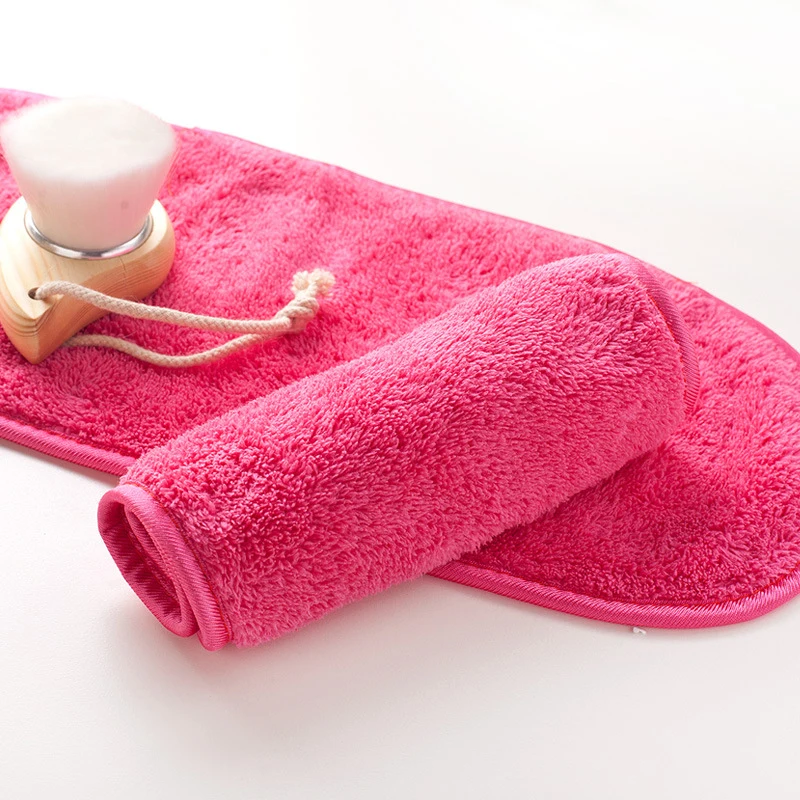 Reusable Microfiber Facial Cloth Face Towel Natural Antibacterial Protection Makeup Remover Cleansing Beauty Wash Tools 40*18cm | Красота и