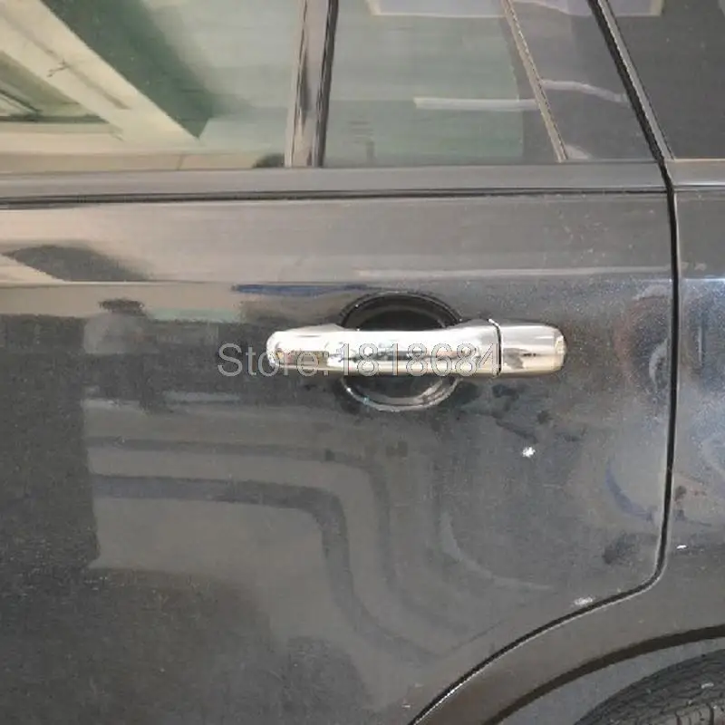 Для Ford Edge 2011 2012 2013 Высокое качество ABS Chrome Пластик боковой двери ручки крышки планки авто Обложка Аксессуары 8 шт./компл