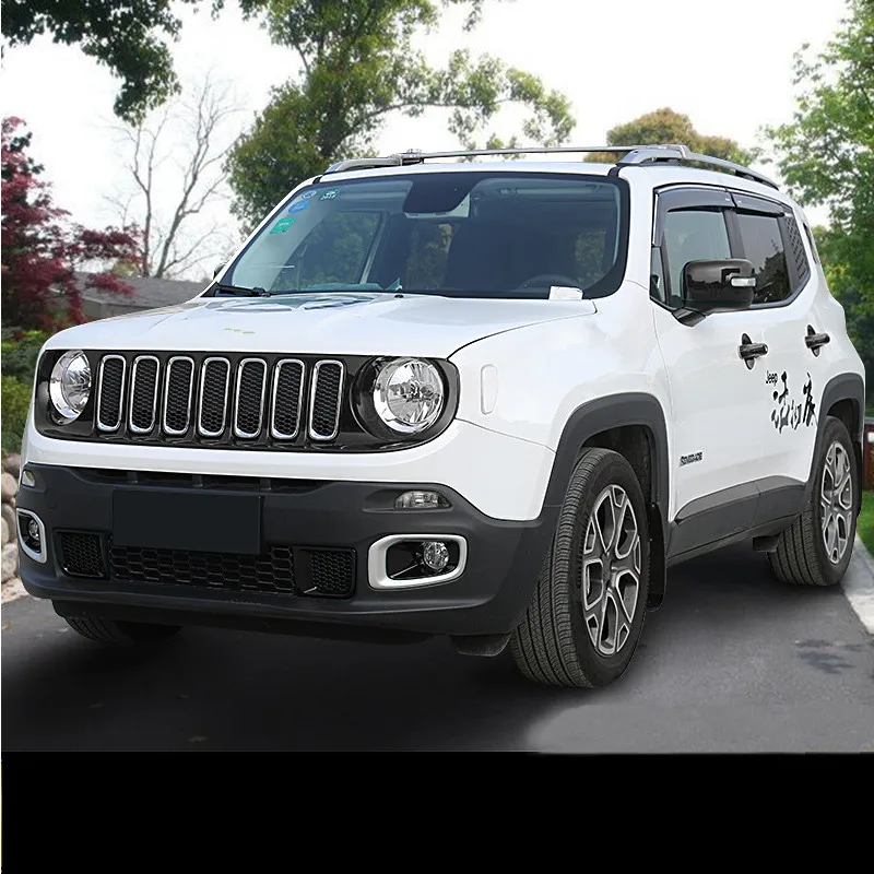 Exterior Door Handle Bowl Fog Head Light Decorated Frame For Jeep Renegade ACA139 | Автомобили и мотоциклы