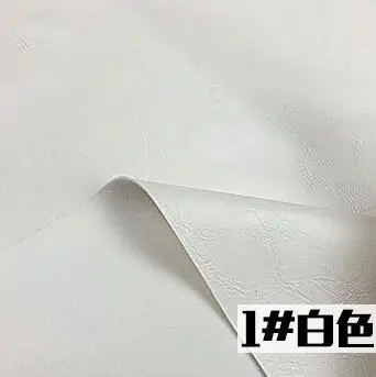 1 white Искусственная кожа синтетическая ткань, блестящая кожаная ткань, аксессуары для украшения дома, виниловая набивная обивочная ткань, P200 - Цвет: 1 white