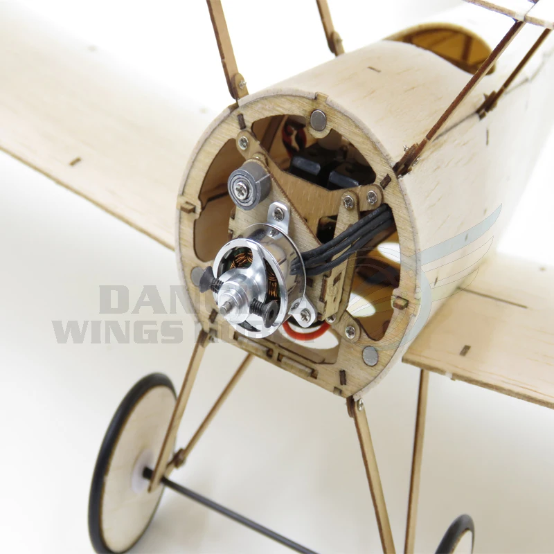 Sopwith Pup RC самолет пробкового дерева 378 мм Warbird Самолет комплект с бесщеточной системой питания Aeromodelling Kit K6